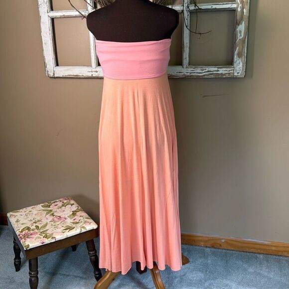 Vintage Victoria’s Secret strapless convertible dress maxi skirt size small fold - Picture 4 of 8